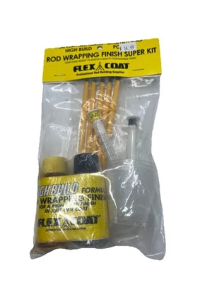 Flex Coat Rod Wrapping Finish Super Kit High Build Formula – New Old Stock - Image 1 of 4
