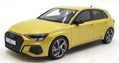 GT Spirit 1/18 Scale Resin GT364 - Audi S3 Sportback - yellow - Image 1 of 4