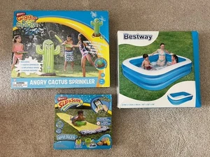Bestway Inflatable Large Pool Summer Kids Splash Garden Toys Water Toys Outdoor - Picture 1 of 7