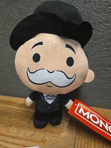 Mr. Monopoly Man Onkel Pennybags großer Kopf Plüsch von Hasbro 10 Zoll NEU - Bild 1 von 5