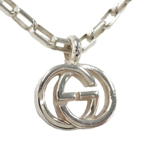 Collana Gucci SV925 Incastro G Argento 925 Usata SKAI 0