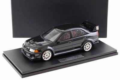 1:18 POP RACE Mitsubishi Lancer EVO 6.5 Tommi Makinen Édition Noir - Photo 1/4