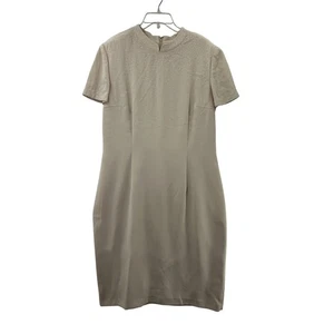 Donna Morgan Damen Etuikleid Beige Perlen Kurzarm Formell Cocktail - Bild 1 von 10