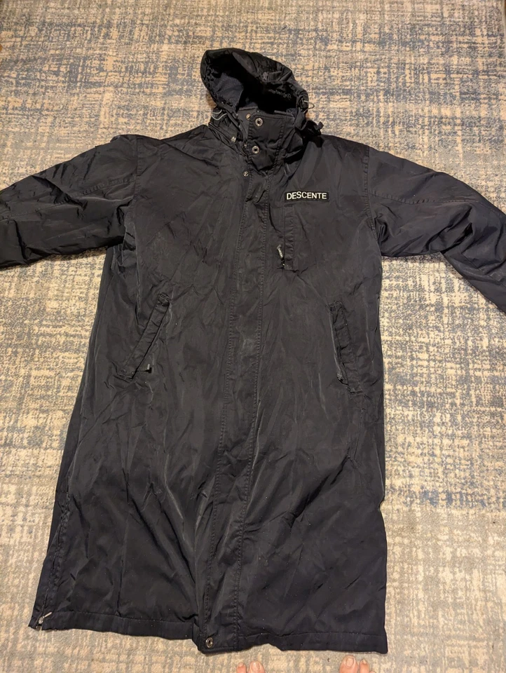 Descente Coaches Men's Down Coat Jacket Black Size XL Used - Image 1 of 4