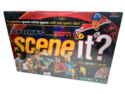 Scene It? DVD Game Sports ESPN Edition Board Trivia Game New Sealed Vintage 2005 - Image 1 of 4