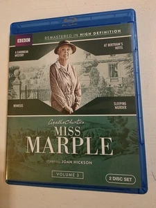 Miss Marple - Volume Three 3 (Blu-ray, 2015, 2-Disc Set) BBC Joan Hickson OOP - Picture 1 of 2