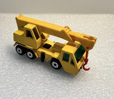 Vintage 1976 Matchbox Lesney Superfast No 49 Crane Truck Yellow - Image 1 of 4