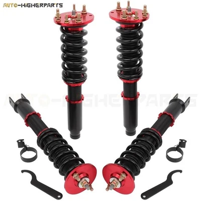 For 2008-2012 Honda Accord 2.4L 3.5L Coilovers Set Adj. Height Struts Shocks — 第 1/4 张图片