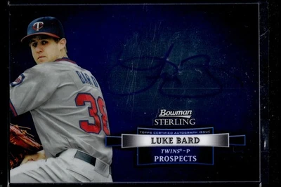 2012 Bowman Sterling #BSAP-LBA Luke Bard Prospect Autographs Auto Twins A05 - Image 1 of 2