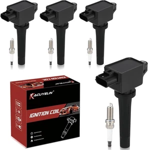 4 Ignition Coil Pack UF656 & Iridium Spark Plugs Mazda 3 6 Miata Sport 2.0 2.5 - Picture 1 of 2