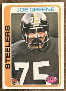 1978 Topps "Mean" Joe Greene #295 Pittsburgh Steelers HOF FAST NEUWERTIG (Wachsrücken) - Bild 1 von 2