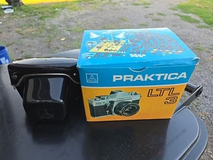 PRAKTICA LTL 3 35MM CAMERA WITH PENTACON 50MM LENS With Box And Case - Picture 1 of 14