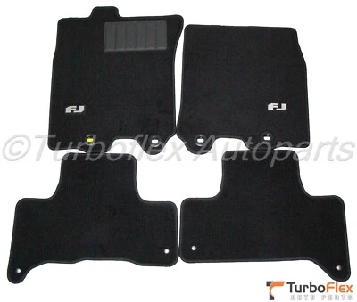 Toyota FJ Cruiser 2011-2014 Charcoal Carpet Floor Mat Set Genuine PT206-35122-16 - Image 1 of 4