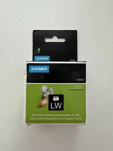 Dymo 30333 LabelWriter Labels, 1/2 x 1, White, 1 Roll 1000 Labels Genuine New - Picture 1 of 4