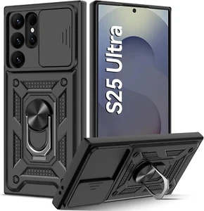 COVER PER SAMSUNG GALAXY S25 ULTRA CUSTODIA MAGNETICA ANELLO ARMOR RING RIGIDA - Zdjęcie 1 z 21
