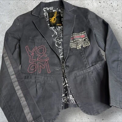 Volcom Printed Dress Coat Size M - Image 1 of 4