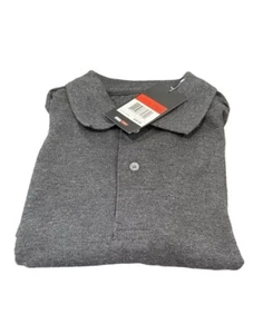 Jump Start Men's Gray Short-Sleeve Polo Shirt Size Medium - Picture 1 of 5