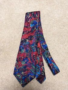 Brioni Colorful Abstract 100% Silk Tie Rare - Bild 1 von 2