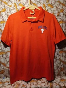 PHILADELPHIA PHILLIES MLB RED POLO COLLARED SHIRT- MULTIPLE SIZES-NEW WITH TAGS - Picture 1 of 6