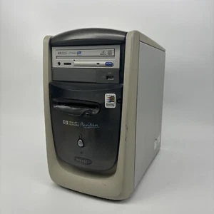 Vintage HP Pavillion 6646C Windows XP AMD K6 CPU CDRW 3.5 Floppy drive. - Bild 1 von 5