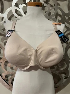 NEW Bali Bra 44DD DF6548 Smoothing Nude Convertible Straps Padded NWT - Picture 1 of 9