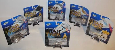 NOVO: Johnny Lightning Legends of Star Trek: Series 1 conjunto completo (6) naves estelares - Imagem 1 de 4