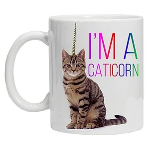 I'm a Caticorn 10 Unzen Becher Trinkbecher - Einhorn Tier lustig Katze Neuheit Tee Kaffee - Bild 1 von 3