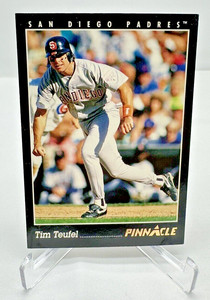 1993 Pinnacle Tim Teufel San Diego Padres Baseball Card #183