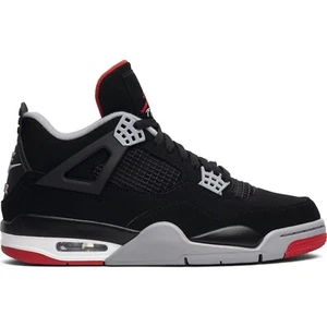 Jordan 4 Retro Bred - Preowned | Size 10.5 / 12W | SKU 308497 060 Preowned VNDS - Picture 1 of 8