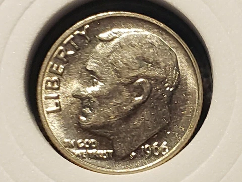 1966 Dime error Cover