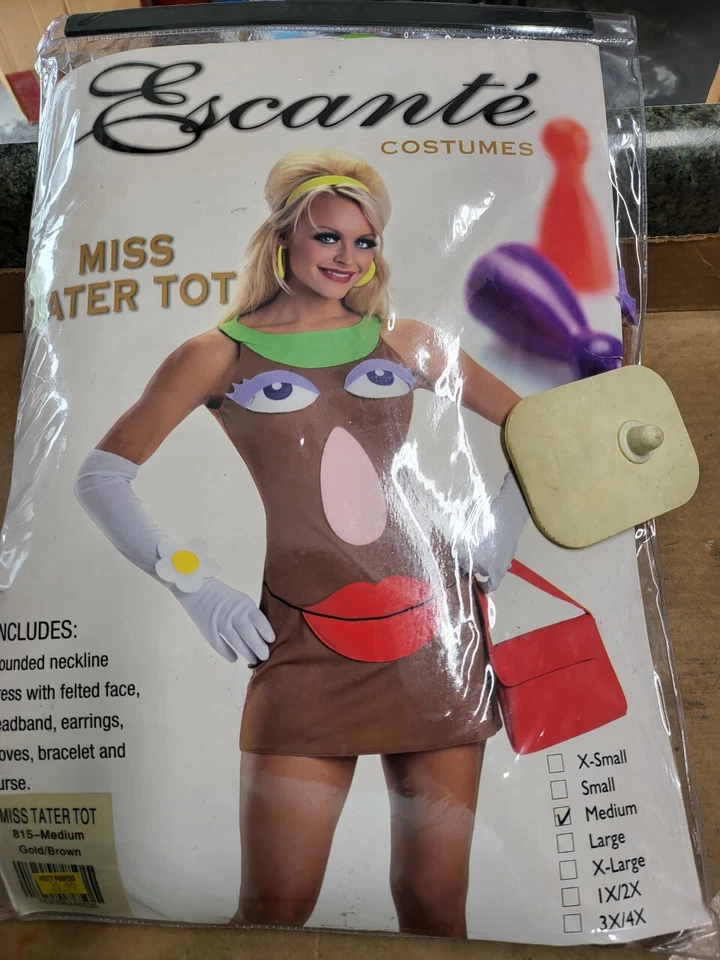 Fantasia sexy Escante Miss Tater Tot tamanho X grande - Imagem 1 de 1