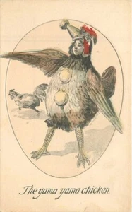 C-1910 Anthropormic Woman Fantasy Artist impression  Postcard 22-9078 - Picture 1 of 2