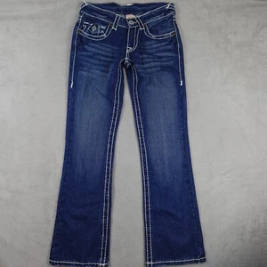 Jean femme True Religion 30 bleu moustaches bootcut Billy Super T - Photo 1/19