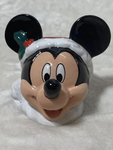 Mickey Mouse Tea Light Candle Holder Santa Clause Disney Parks Holiday Christmas - Picture 1 of 10