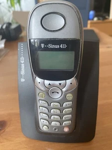T-Sinus 410 S Telekom Station mit schnurlose Telefon - gebraucht - Zdjęcie 1 z 4