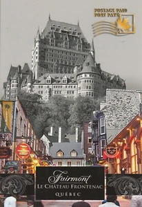 CANADA UX 120 - CST 9050 - PREPAID POSTAGE POSTCARD - CHATEAU FRONTENAC VIEW - Picture 1 of 2