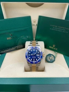 Rolex Submariner Date 41mm Blue Dial Two Tone 126613LB Pre-Owned 2024 - Picture 1 of 10