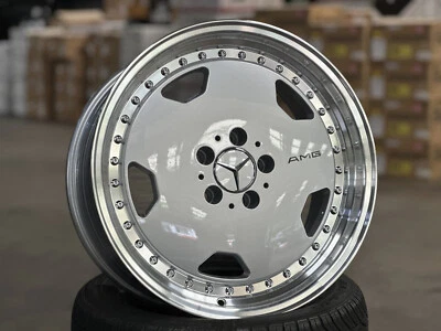 New 18x8.5J Aero Classic Mercedes 5x112 (4 Wheel) W210 W211 W202 190E W201 W203 — 第 1/4 张图片
