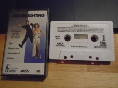 RARE Moonlighting CASSETTE TAPE ost BRUCE WILLIS Linda Ronstadt David Sanborn ! - Image 1 of 2