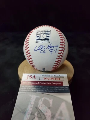 ST LOUIS CARDINALS WHITEY HERZOG AUTOGRAPHED SIGNED ROMLB BASEBALL JSA COA - Image 1 of 3