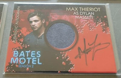 Autógrafo Bates Motel Max Thieriot SDCC #'d 50/50 - Fire Country Star Bode Foto 1 de 2