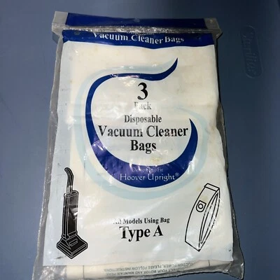 Nuevas bolsas de aspiradora todos los modelos con aspiradora vertical tipo A Hoover paquete de 3 Foto 1 de 4