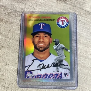 2023 Topps Chrome Platinum Ann. Ezequiel Duran #45 Refractor RC Texas Rangers - Picture 1 of 2