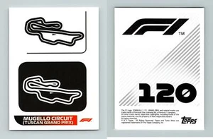 Adesivo Topps Circuito Mugello (Gran Premio di Toscana) #120 Formula 1 Stagione 2021 - Foto 1 di 1