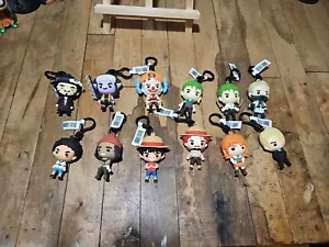 One Piece Netflix Figural Bag Clip Complete Lot Set Of 12 ZORO NAMI LUFFY - Picture 1 of 4