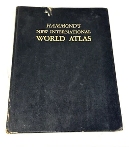 Hammond’s New International World Atlas 1947 Modern Medieval & Ancient World - Picture 1 of 11