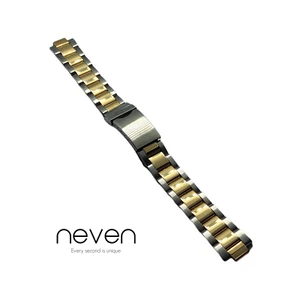 ZENITH - BRACELET - STAINLESS STEEL - SILVER & GOLD - 19MM - Picture 1 of 4