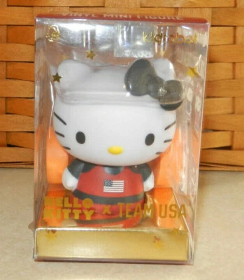 Hello Kitty Kidrobot виниловая фигурка мини серии США тяжелая атлетика Олимпийская команда  - Изображение 1 из 4