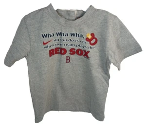 Camiseta Gris Boston Red Sox Béisbol Infantes Unisex Manga Corta 12 Meses - Imagen 1 de 7