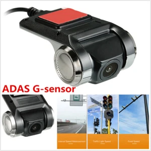 Mini ADAS G-sensor G Cámara DVR Frontal Coche Grabadora 1080P Full HD Cámara de Tablero USB - Imagen 1 de 11